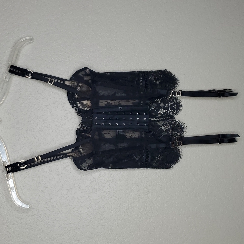 Honey Birdette Black Molly Corset - Picture 4 of 7